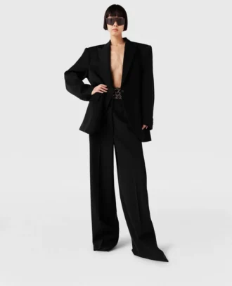 Pantalon taille basse Crystal Cage