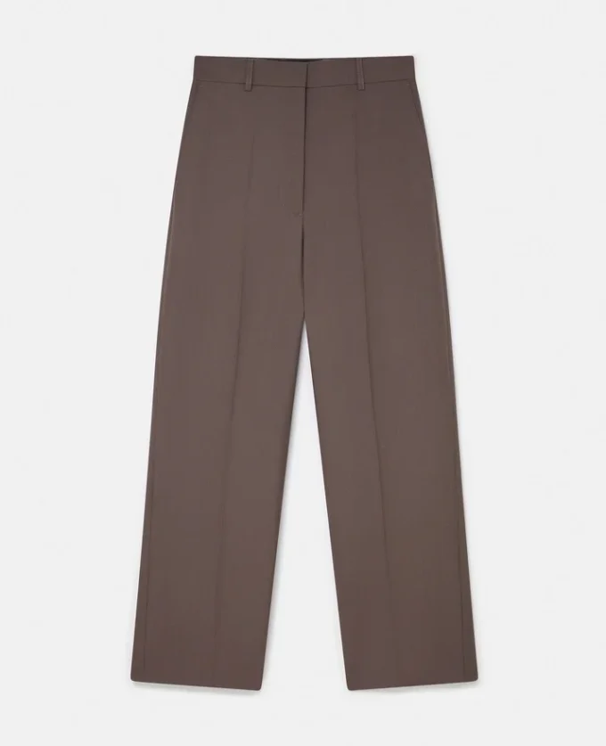 Pantalon taille basse à plis Pantalon taille basse à plis