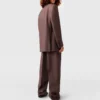Pantalon taille basse à plis Pantalon taille basse à plis