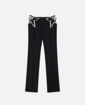 Pantalon ultra taille basse Diamanté Star