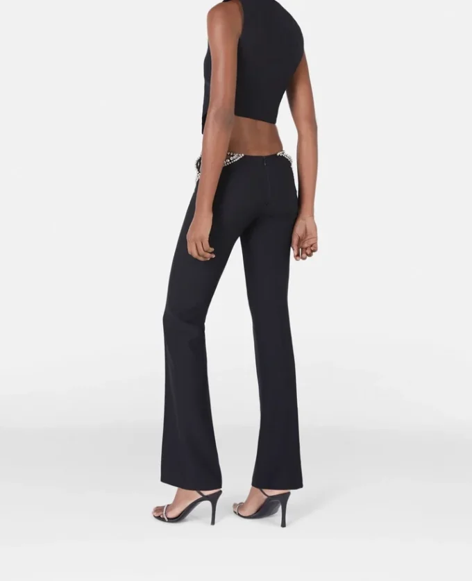 Pantalon ultra taille basse Diamanté Star Pantalon ultra taille basse Diamanté Star