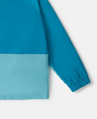 Parka à capuche color block