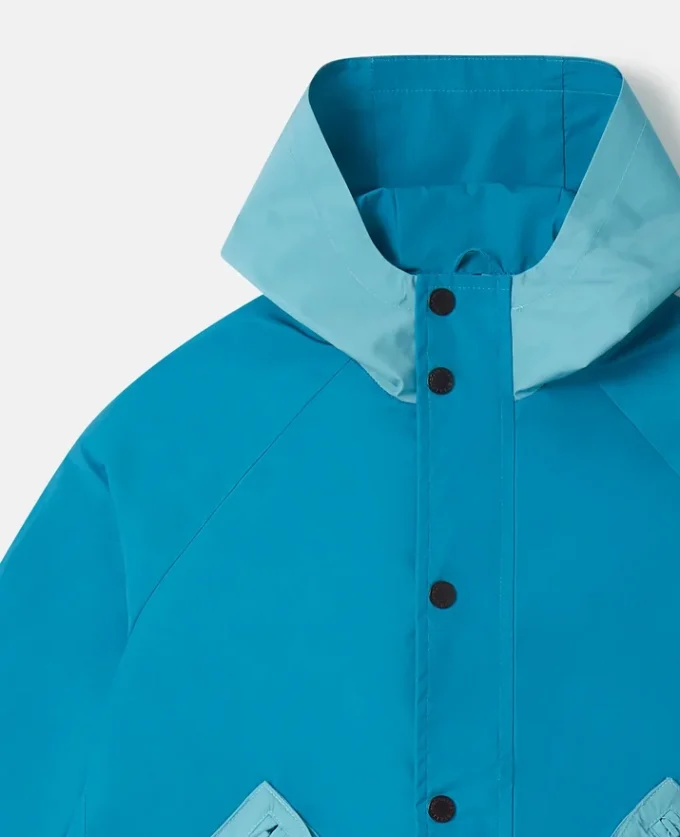 Parka à capuche color block Parka à capuche color block