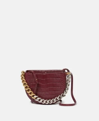 Petit sac à bandoulière Frayme à effet croco gaufré
