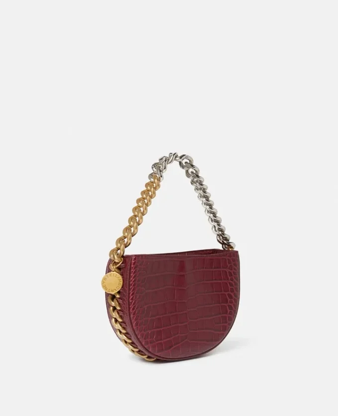 Petit sac à bandoulière Frayme à effet croco gaufré Petit sac à bandoulière Frayme à effet croco gaufré