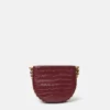 Petit sac à bandoulière Frayme à effet croco gaufré Petit sac à bandoulière Frayme à effet croco gaufré