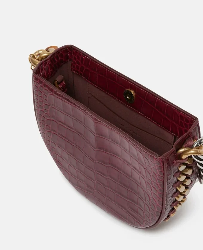 Petit sac à bandoulière Frayme à effet croco gaufré Petit sac à bandoulière Frayme à effet croco gaufré