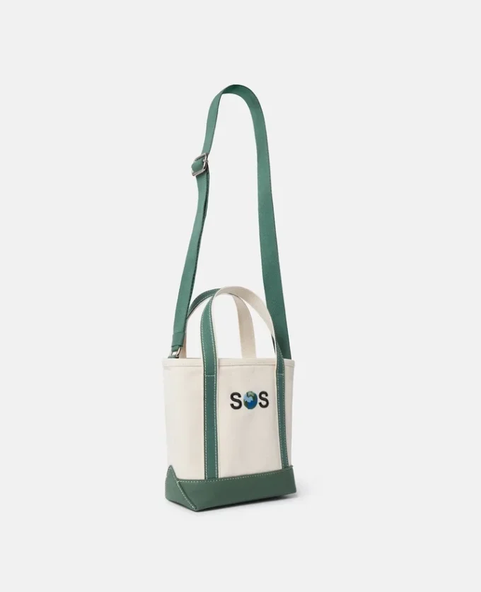 Petit sac fourre-tout brodé SOS Petit sac fourre-tout brodé SOS
