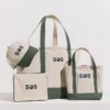 Grand sac fourre-tout brodé SOS