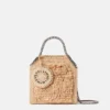 Petit sac fourre-tout en raphia Falabella
