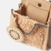 Petit sac fourre-tout en raphia Falabella