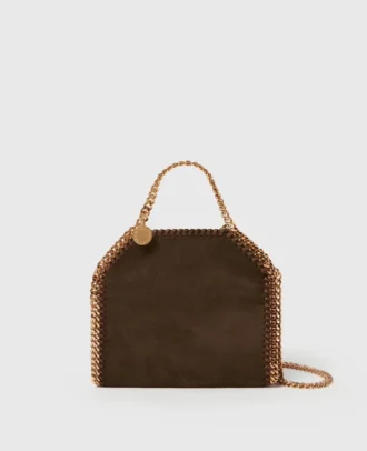 Petit sac fourre-tout Falabella en daim