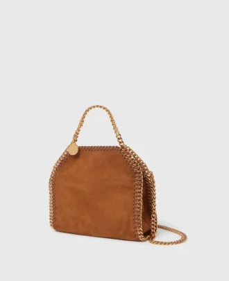 Petit sac fourre-tout Falabella en daim