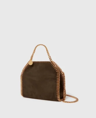 Petit sac fourre-tout Falabella en daim