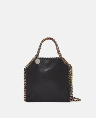Petit sac à main Falabella à chaîne holographique