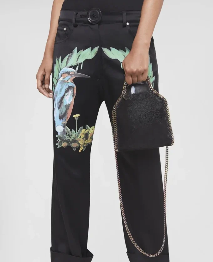 Petit sac à main Falabella à chaîne holographique