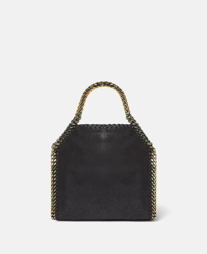 Petit sac à main Falabella à chaîne holographique