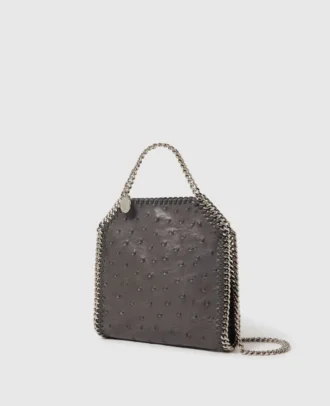 Petit sac à main Falabella en autruche