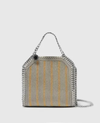 Petit sac à main Falabella en édition limitée avec chaîne métallique brodée