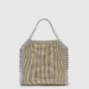 Petit sac à main Falabella en édition limitée avec chaîne métallique brodée