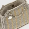 Petit sac à main Falabella en édition limitée avec chaîne métallique brodée