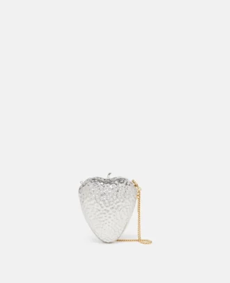 Pochette en laiton double chromatique en forme de fraise Pochette en laiton double chromatique en forme de fraise