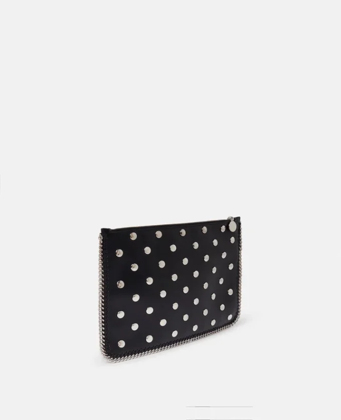 Pochette à fermeture éclair cloutée Falabella Pochette à fermeture éclair cloutée Falabella