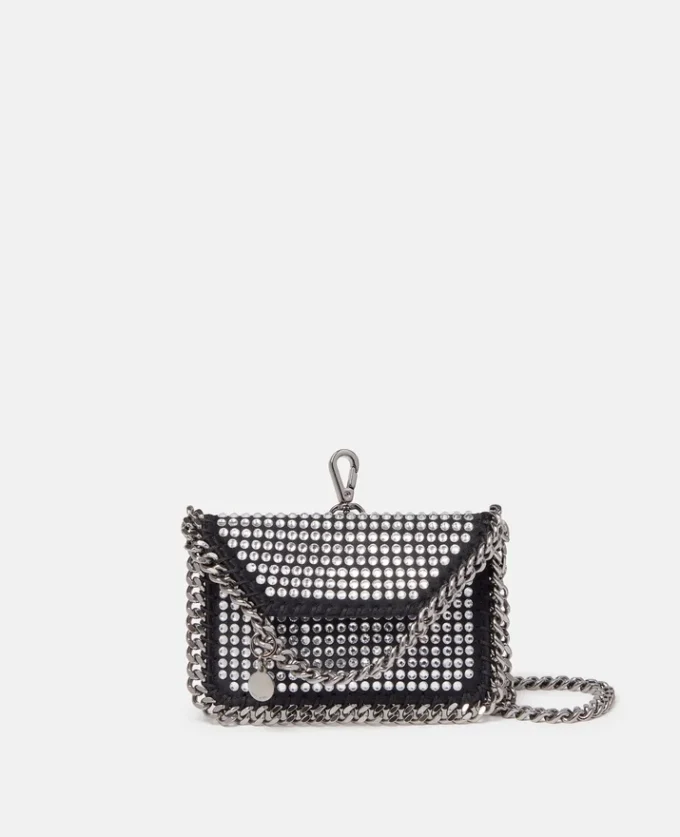 Porte-cartes Falabella Crystal avec chaîne Porte-cartes Falabella Crystal avec chaîne