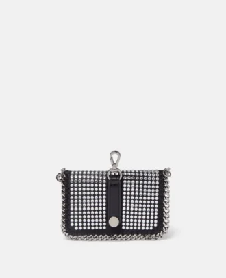 Porte-cartes Falabella Crystal avec chaîne