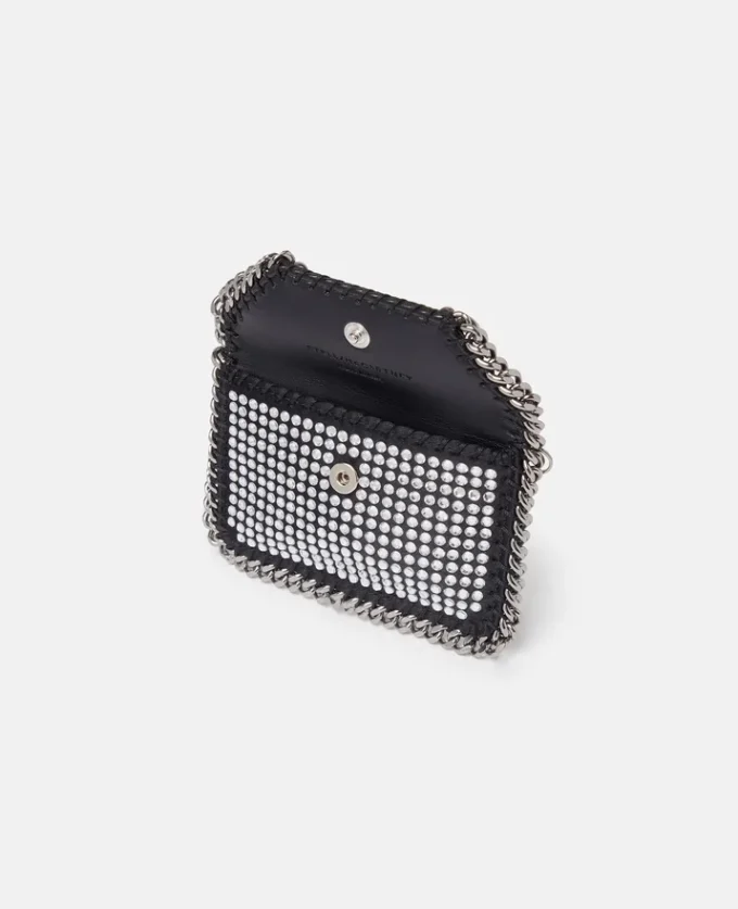 Porte-cartes Falabella Crystal avec chaîne Porte-cartes Falabella Crystal avec chaîne