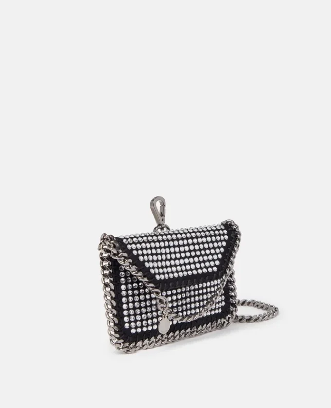 Porte-cartes Falabella Crystal avec chaîne Porte-cartes Falabella Crystal avec chaîne