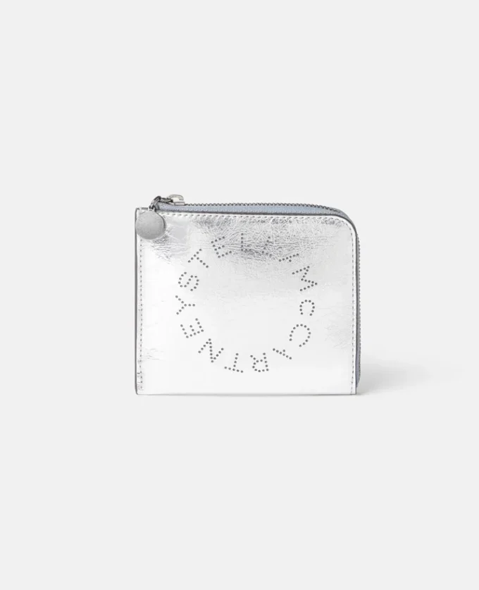 Porte-cartes zippé avec logo