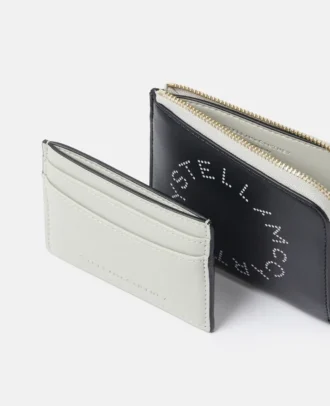 Porte-cartes zippé avec logo Porte-cartes zippé avec logo