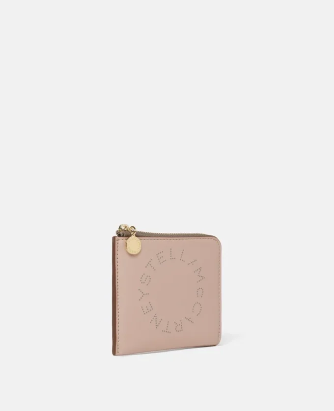 Porte-cartes zippé avec logo Porte-cartes zippé avec logo