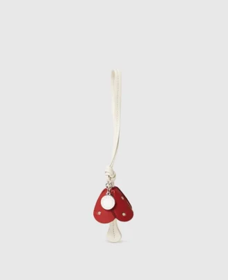 Porte-clés avec breloque champignon