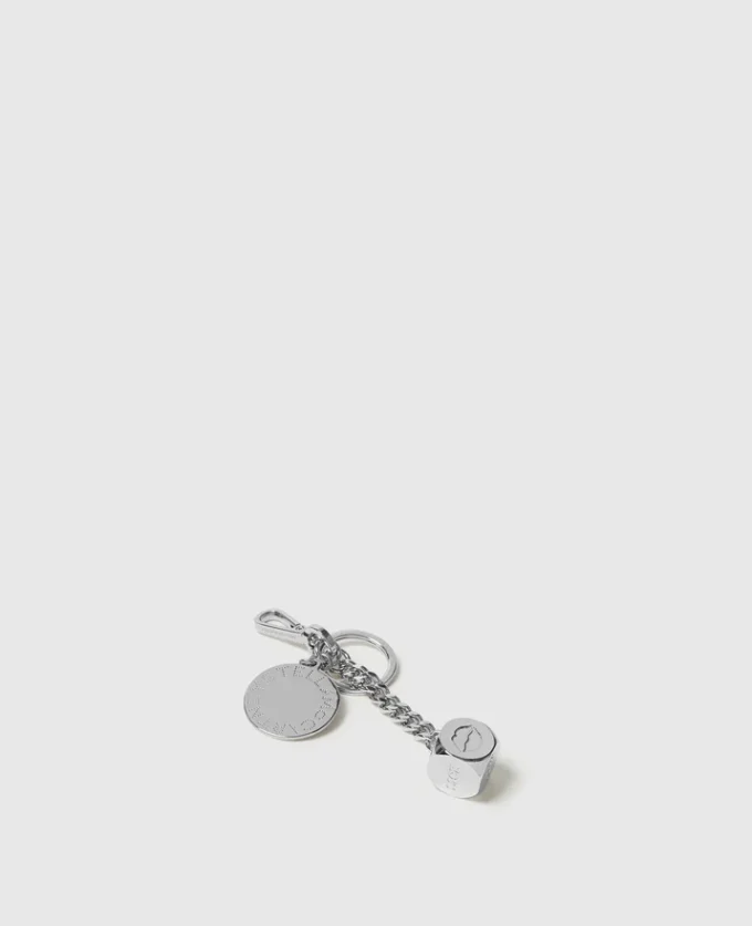 Porte-clés avec breloque en forme de dé Porte-clés avec breloque en forme de dé