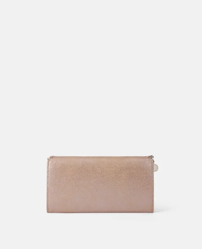 Portefeuille Continental à rabat Falabella nacré Portefeuille Continental à rabat Falabella nacré