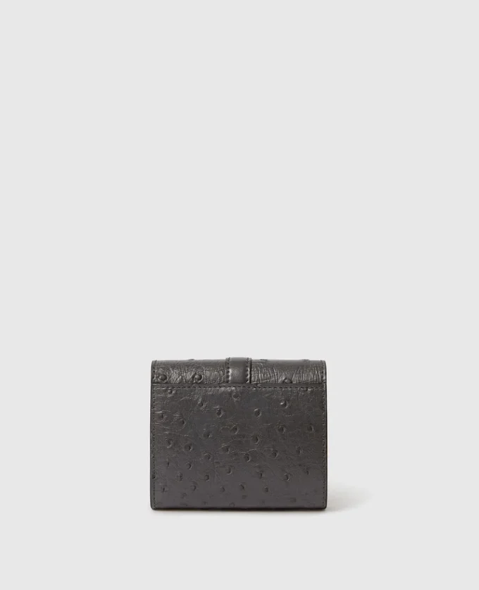 Portefeuille à deux volets Ryder en autruche Portefeuille à deux volets Ryder en autruche