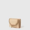 Portefeuille métallisé à trois volets Falabella Portefeuille métallisé à trois volets Falabella