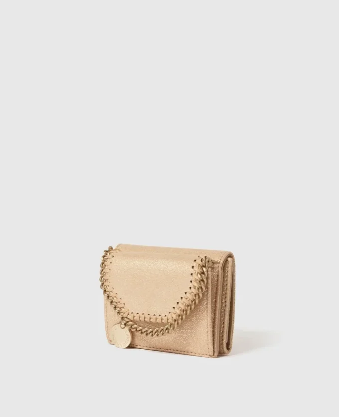 Portefeuille métallisé à trois volets Falabella Portefeuille métallisé à trois volets Falabella
