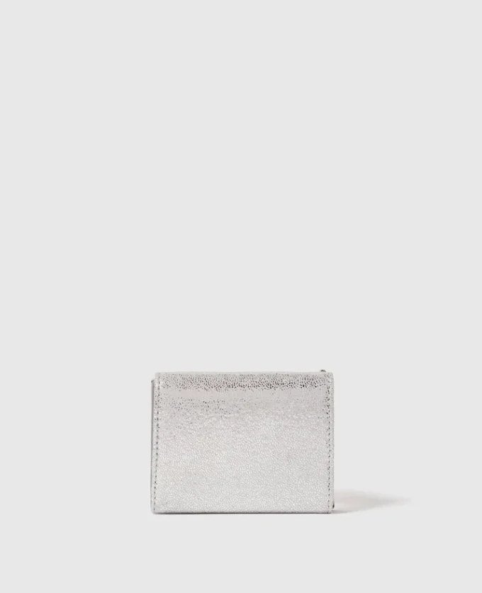 Portefeuille métallisé à trois volets Falabella Portefeuille métallisé à trois volets Falabella
