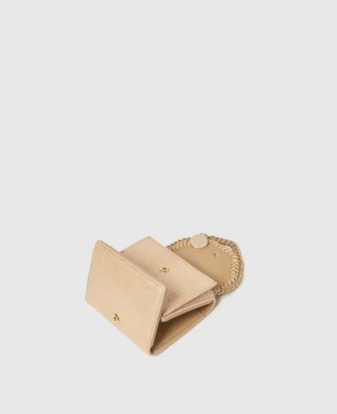 Portefeuille métallisé à trois volets Falabella Portefeuille métallisé à trois volets Falabella