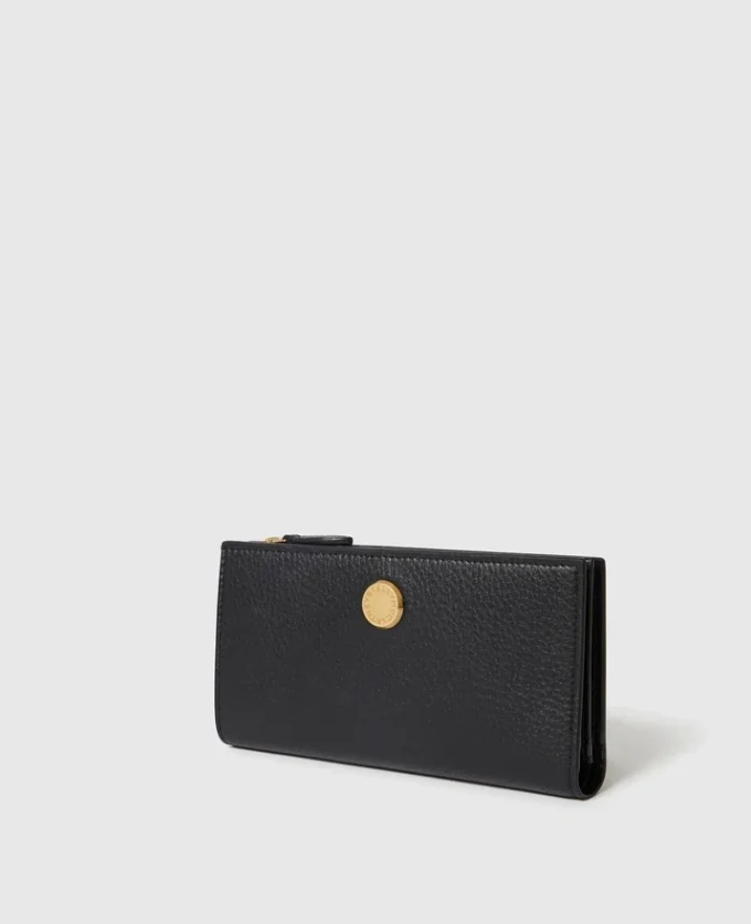 Portefeuille zippé Continental avec logo Portefeuille zippé Continental avec logo