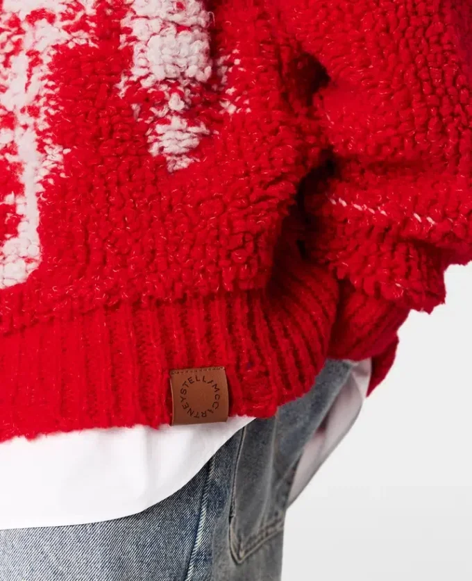 Pull à col rond avec motif cheval peint à l&rsquo;aérographe