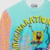 Pull à col rond et motif graphique Bob l&rsquo;éponge