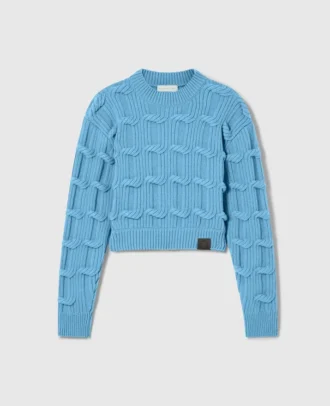 Pull à col rond et torsades Falabella