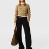 Pull à col rond et torsades Falabella