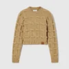 Pull à col rond et torsades Falabella