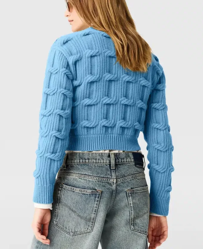 Pull à col rond et torsades Falabella