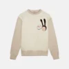Pull en coton brodé Little Black Bunny